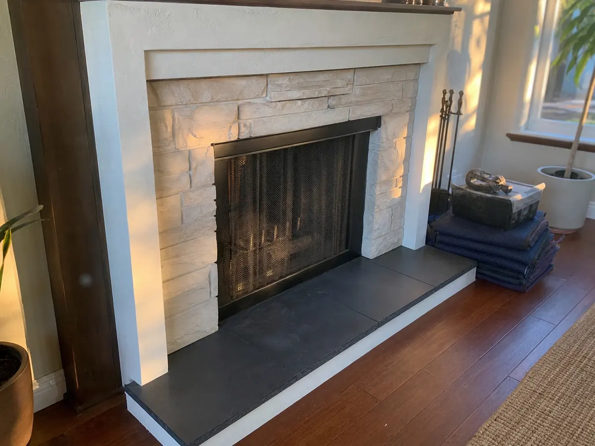 Swept fireplace back in service — completed job in Simi Valley, CA